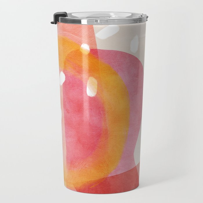 mid century organic shapes spring 21 Travel Mug Gallery Image 3