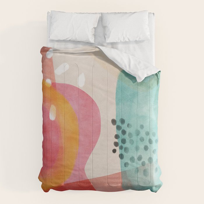 mid century organic shapes spring 21 Comforter Gallery Image 6
