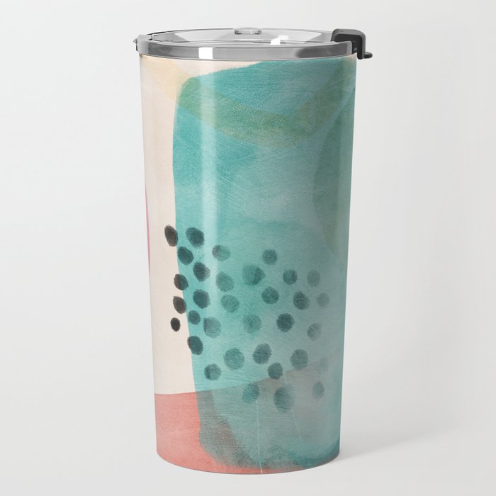 mid century organic shapes spring 21 Travel Mug Gallery Image 2