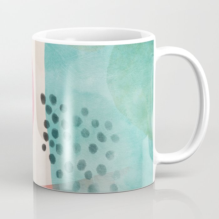 mid century organic shapes spring 21 Coffee Mug Gallery Image 1