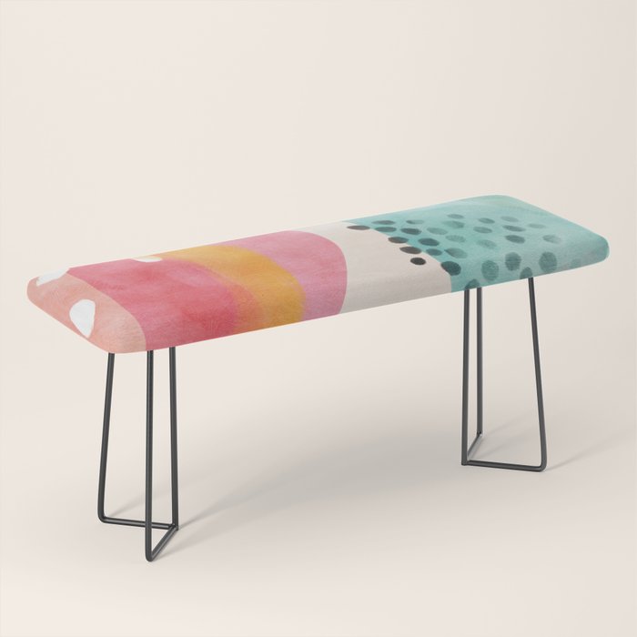 mid century organic shapes spring 21 Bench Gallery Image 1