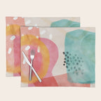 mid century organic shapes spring 21 Placemat Gallery Image 1