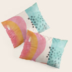mid century organic shapes spring 21 Pillow Sham Gallery Image 3