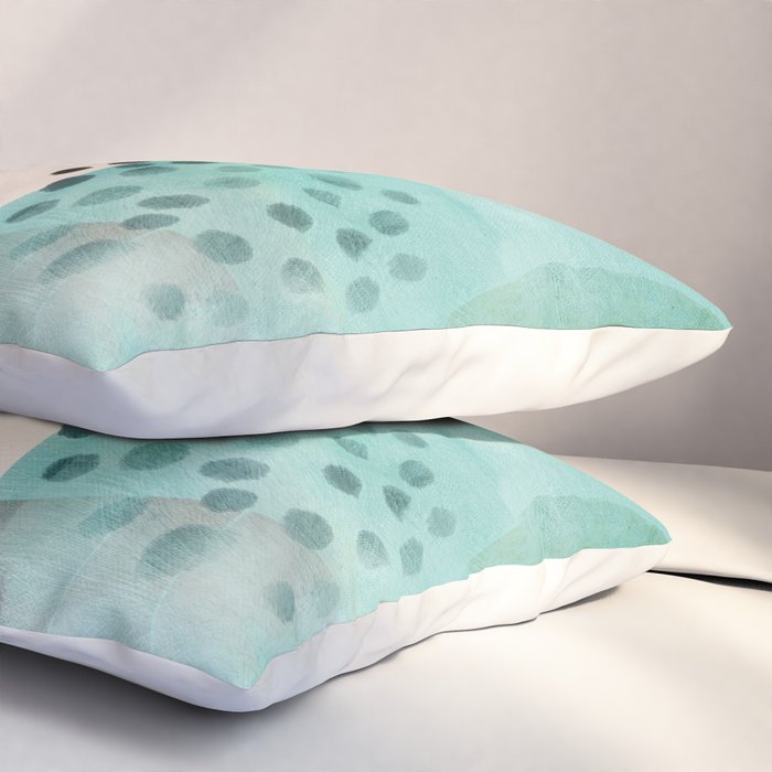 mid century organic shapes spring 21 Pillow Sham Gallery Image 3