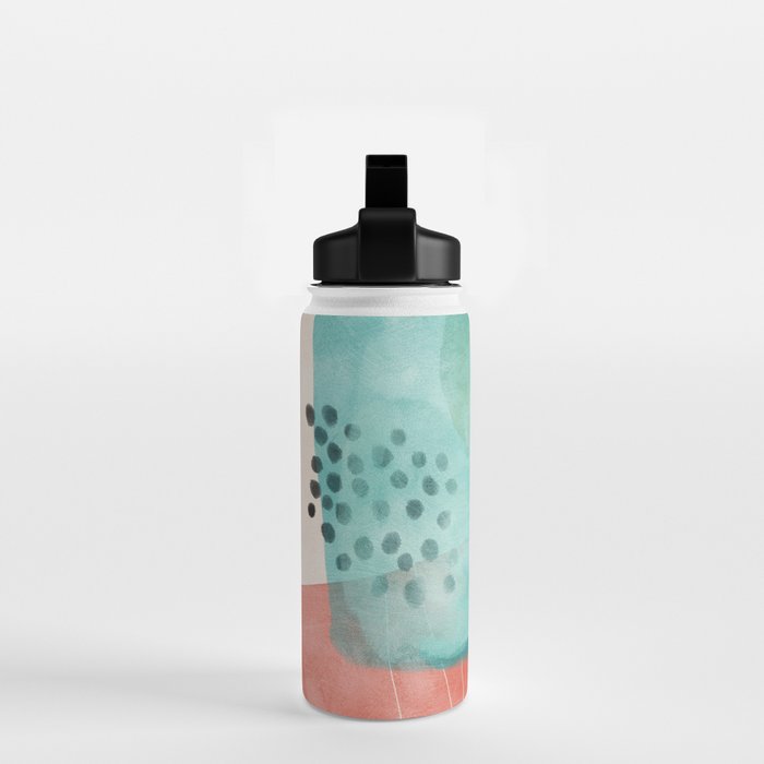mid century organic shapes spring 21 Water Bottle Gallery Image 2