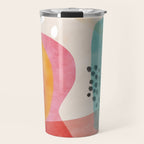 mid century organic shapes spring 21 Travel Mug Gallery Image 1