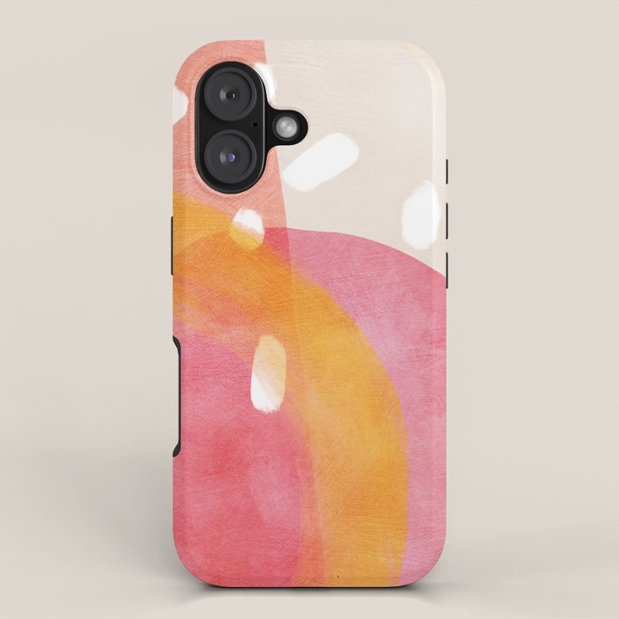 mid century organic shapes spring 21 iPhone Case Gallery Image 1