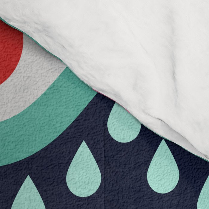 Garnished Eyes - Mint & Pink Comforter Gallery Image 4