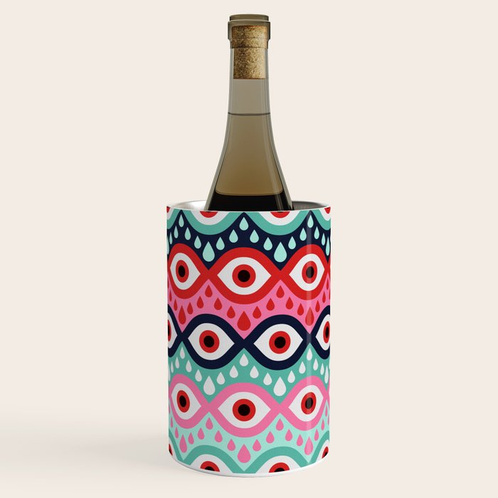 Garnished Eyes - Mint & Pink Wine Chiller Gallery Image 3