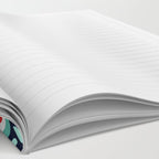 Garnished Eyes - Mint & Pink Notebook Gallery Image 2