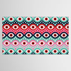 Garnished Eyes - Mint & Pink Tablecloth Gallery Image 2
