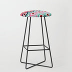 Garnished Eyes - Mint & Pink Stool Gallery Image 1
