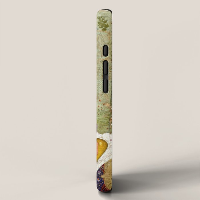 Embracing Couple Indian Painting Miniature Mughal Art iPhone Case Gallery Image 2