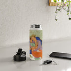 Embracing Couple Indian Painting Miniature Mughal Art Water Bottle Gallery Image 4