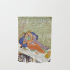 Embracing Couple Indian Painting Miniature Mughal Art Wall Hanging Gallery Image 1