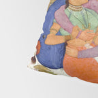 Embracing Couple Indian Painting Miniature Mughal Art Pillow Sham Gallery Image 4