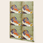 Embracing Couple Indian Painting Miniature Mughal Art Wallpaper Gallery Image 2