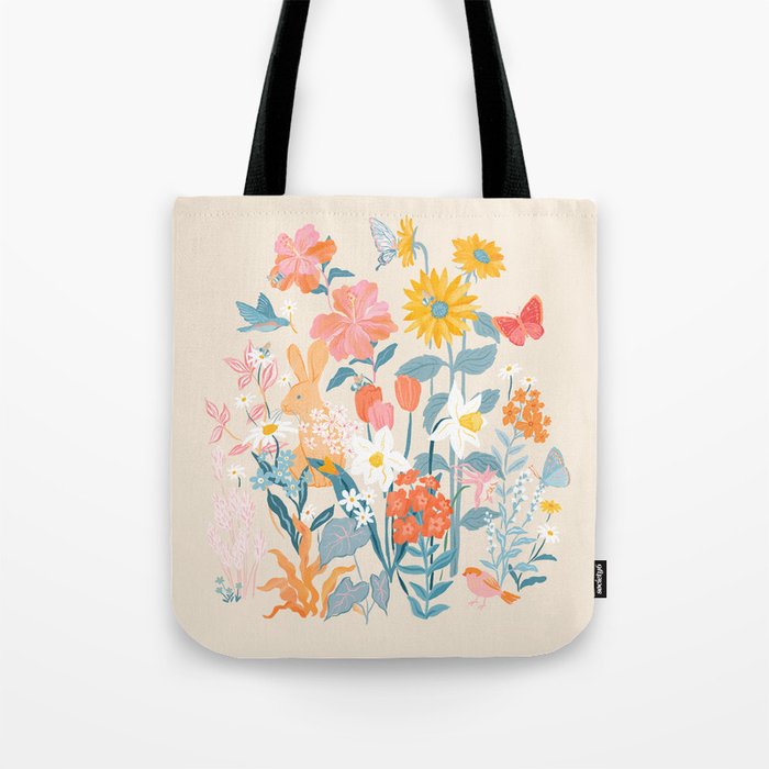 Flora & Fauna Tote Bag Gallery Image 1