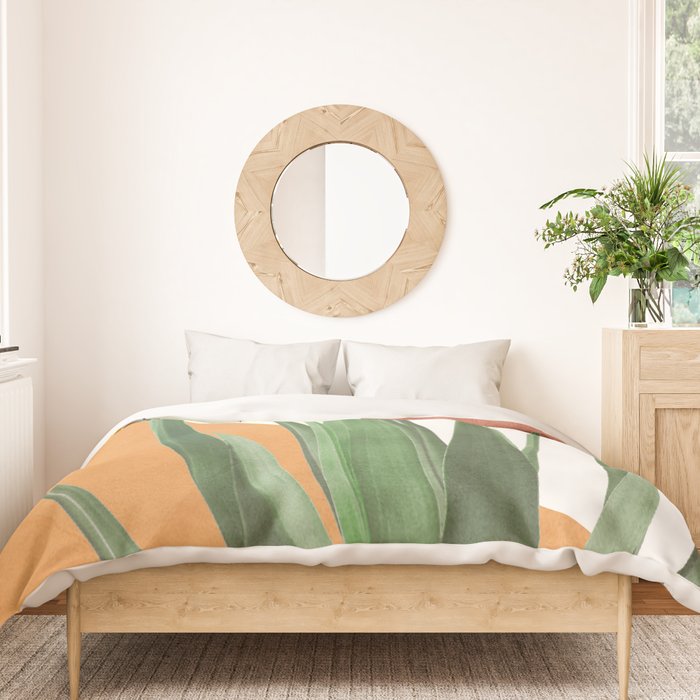 Abstract Agave Plant Duvet Cover Gallery Image 3