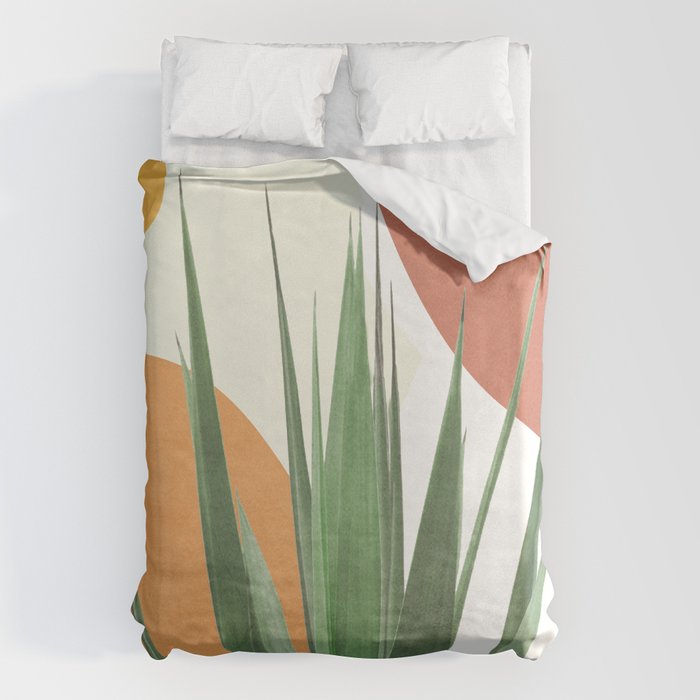 Abstract Agave Plant Duvet Cover Gallery Image 1