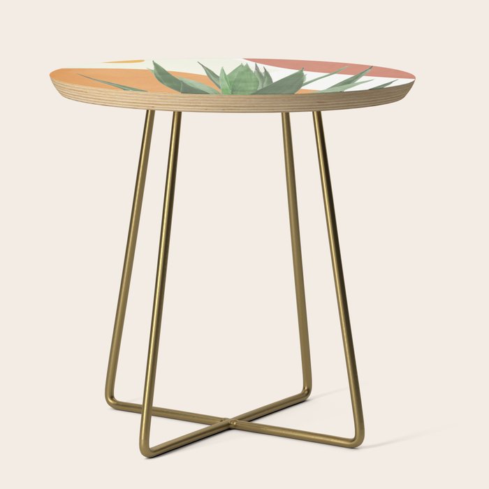 Abstract Agave Plant Side Table Gallery Image 1