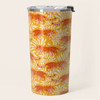 Tigers - pink, red, and saffron  Travel Mug Gallery Image 2