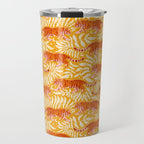 Tigers - pink, red, and saffron  Travel Mug Gallery Image 1