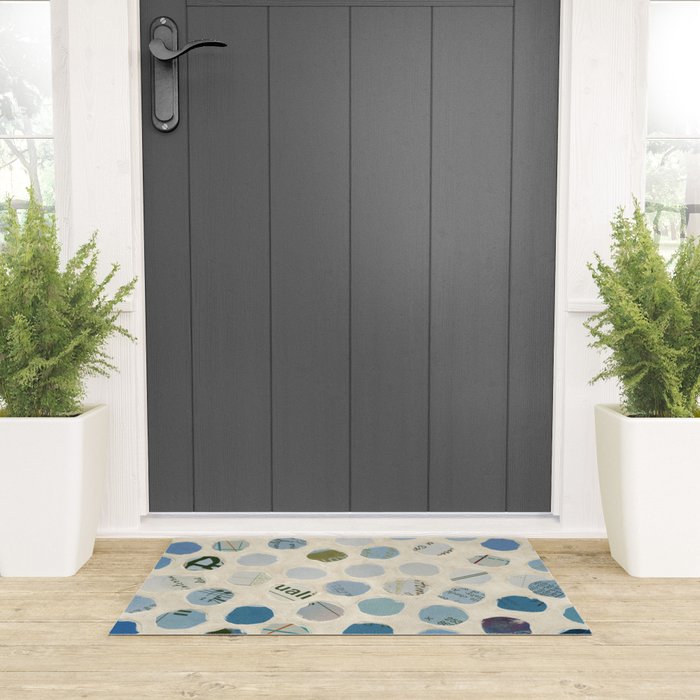 Half Brown Welcome Mat Gallery Image 3