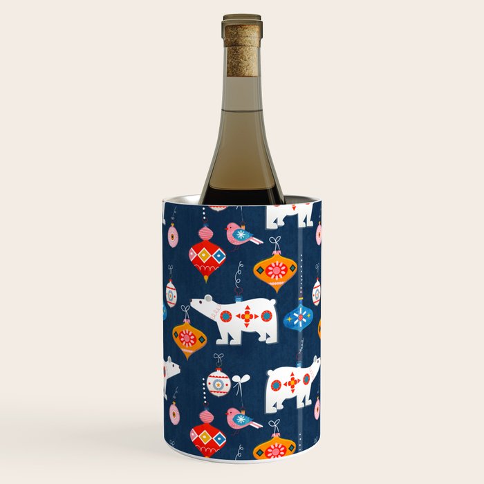 Christmas Retro decorations no2 Wine Chiller Gallery Image 1