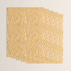 Dopamine Zebra Print In Amber Yellow Wrapping Paper Gallery Image 3