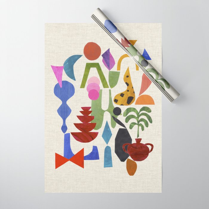 Cleaning House Wrapping Paper Gallery Image 1