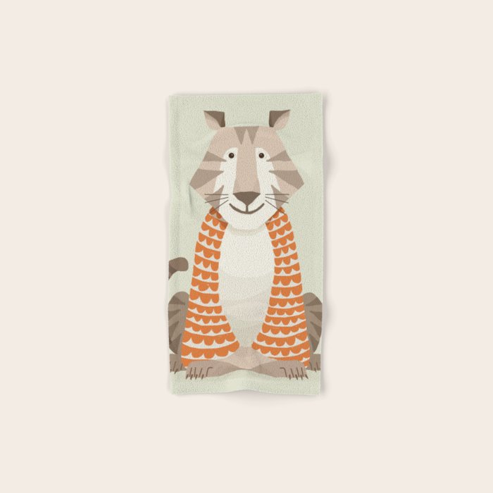 Whimsical Tiger Bath Towel Gallery Image 1
