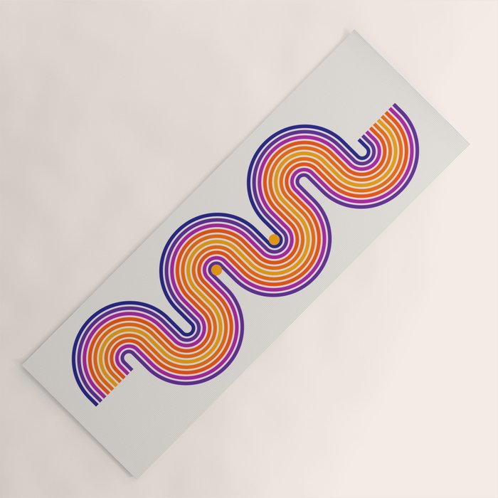 The Groove: Retro 80s Edition Yoga Mat Gallery Image 1