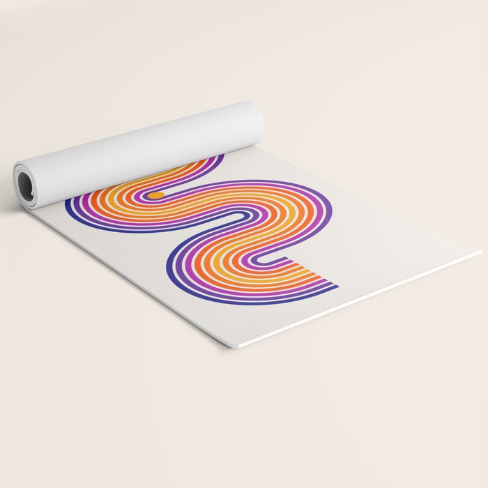 The Groove: Retro 80s Edition Yoga Mat Gallery Image 2
