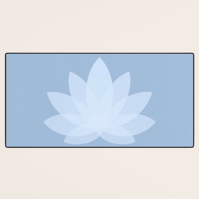 Lotus Flower Minimalism X Desk Mat Gallery Image 3
