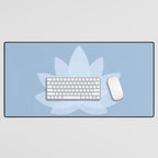 Lotus Flower Minimalism X Desk Mat Gallery Image 1