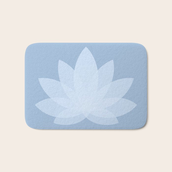 Lotus Flower Minimalism X Bath Mat Gallery Image 1
