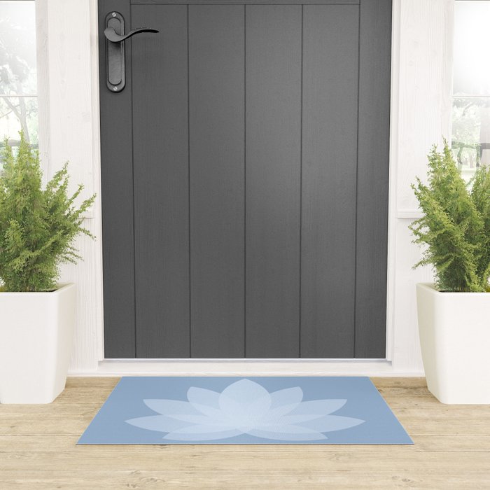 Lotus Flower Minimalism X Welcome Mat Gallery Image 3