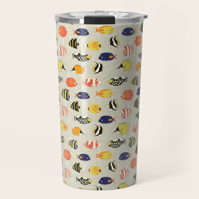 Tropical Reef Fish Travel Mug Gallery Image 1