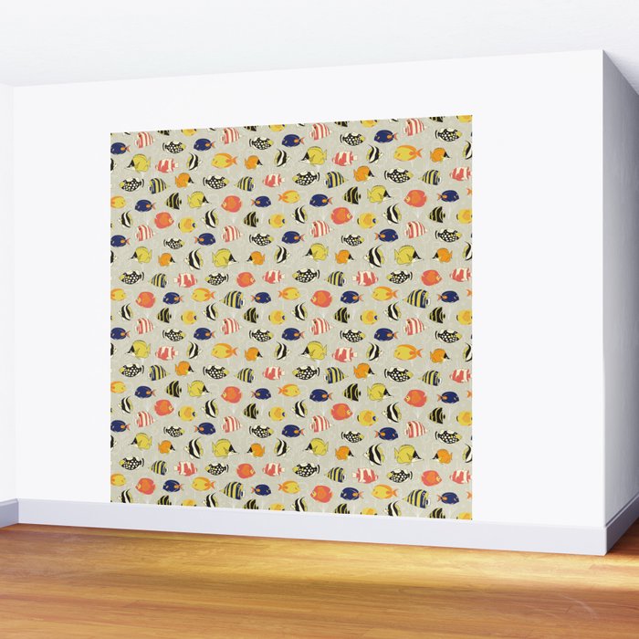 Tropical Reef Fish Wall Mural Gallery Image 2