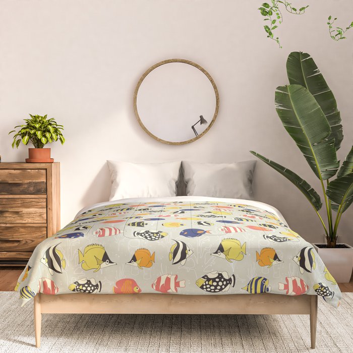 Tropical Reef Fish Comforter Gallery Image 3