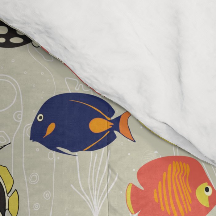 Tropical Reef Fish Comforter Gallery Image 4