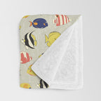 Tropical Reef Fish Throw Blanket Gallery Image 3