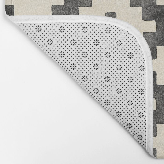 Taos - black and alabaster Bath Mat Gallery Image 2
