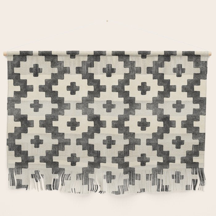 Taos - black and alabaster Wall Hanging Gallery Image 1