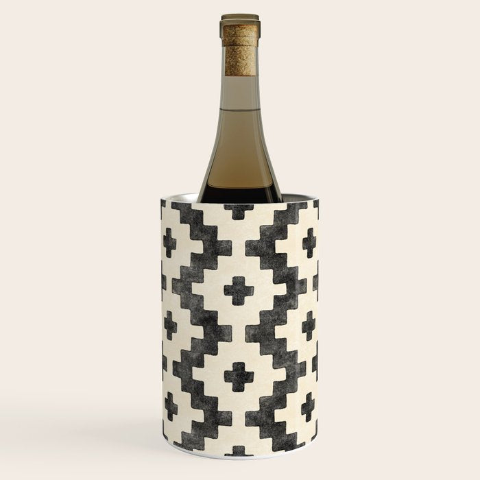 Taos - black and alabaster Wine Chiller Gallery Image 1