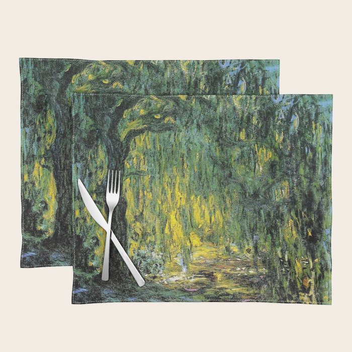 Weeping Willow by Claude Monet Placemat Gallery Image 1