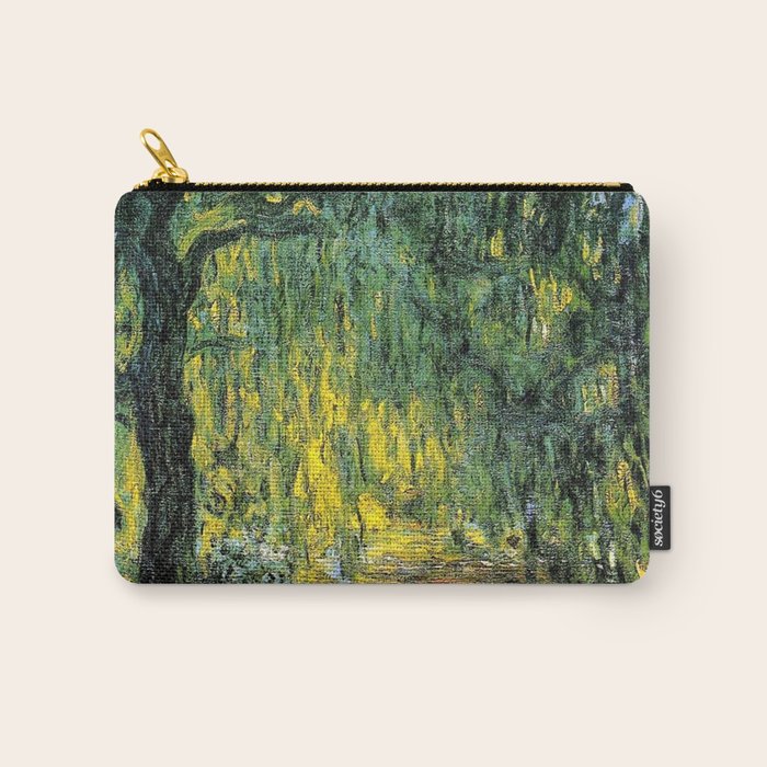 Weeping Willow by Claude Monet Carry All Pouch Gallery Image 1