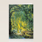 Weeping Willow by Claude Monet Stationery Card Gallery Image 2