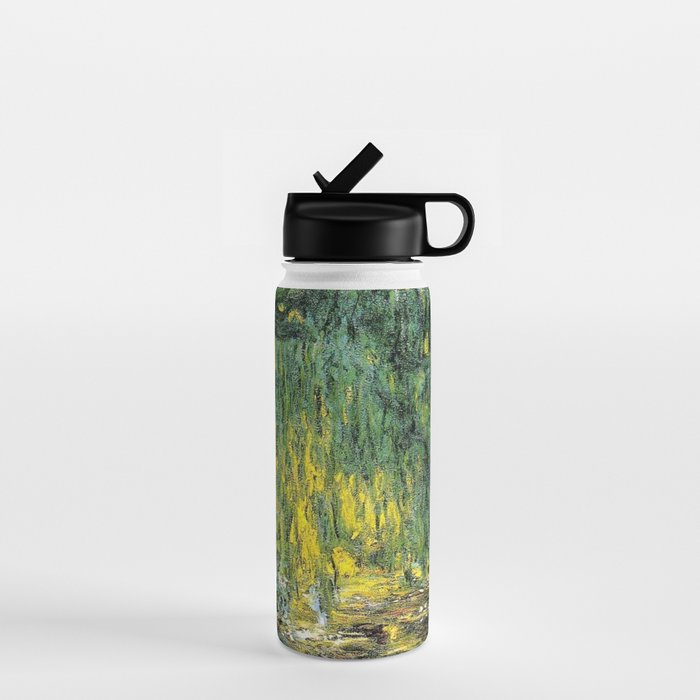 Weeping Willow by Claude Monet Water Bottle Gallery Image 1